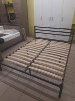 Металлическая кровать КМ02  90*200