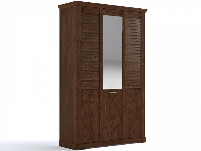 Шкаф 3-х дверный с зеркалом «Кантри» - фото 1